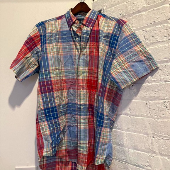 Ralph Lauren Men's Vibrant Plaid Button Down Shirt - Picture 1 of 2